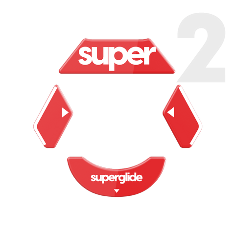 Superglide Glass mouse skates for Logitech G900 / G903