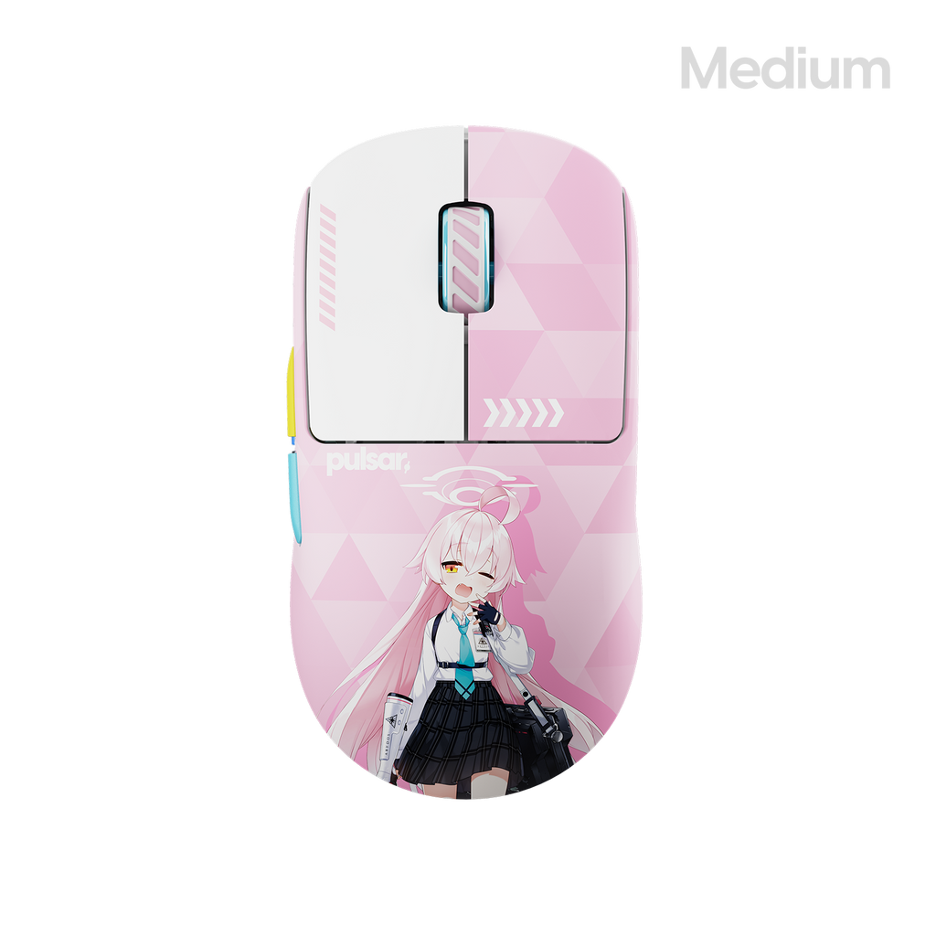 [예약구매 2월 중 발송] [블루아카이브 호시노 에디션] X2 CrazyLight 미디움 무선 게이밍 마우스