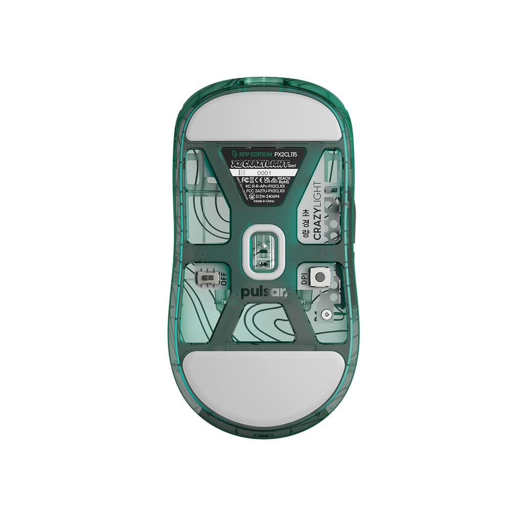 [RandomFrankP Edition] X2 CrazyLight 미니 무선 게이밍 마우스