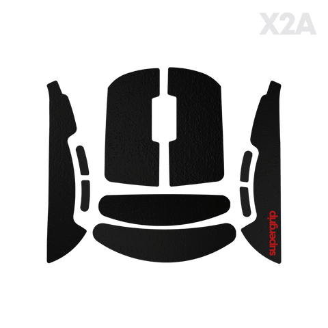 Pulsar gaming Gears Supergrip Grip Tape for X2A Gaming Mouse, providing enhanced grip and control Japan fabric Non-slip optimized for gaming precision