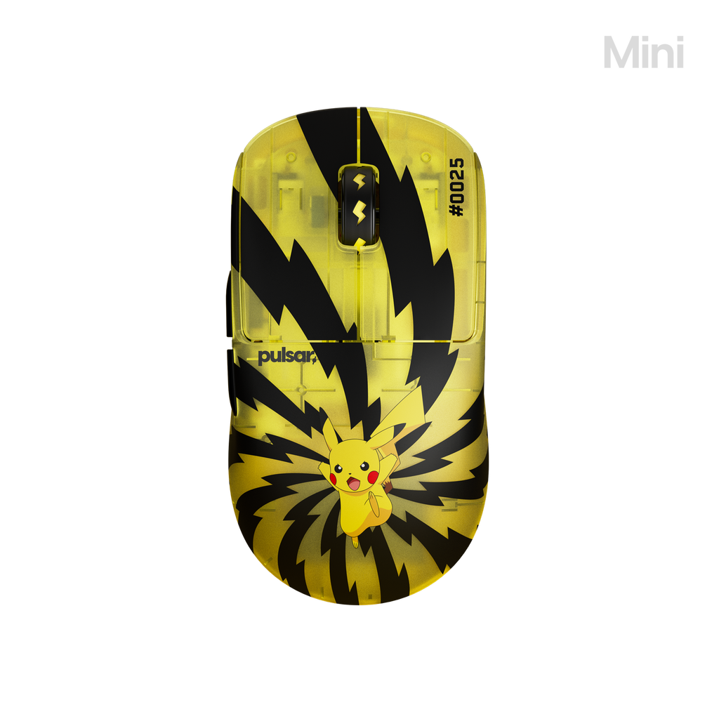[포켓몬 피카츄 에디션] X2 CrazyLight 미니 무선 게이밍 마우스