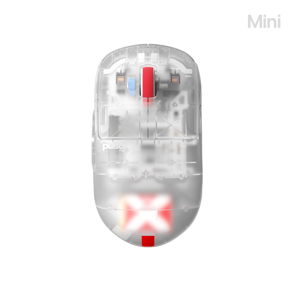 [Super Clear 에디션] X2H 미니 무선 게이밍 마우스