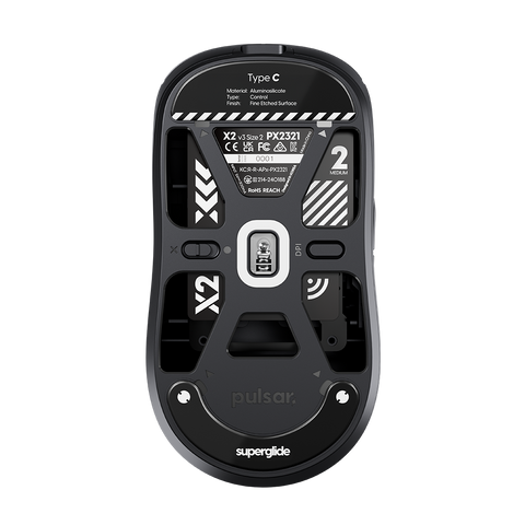 [X2 / X2H / X2A (eS) 유무선 마우스 전용] 슈퍼글라이드 유리 마우스피트 타입-C