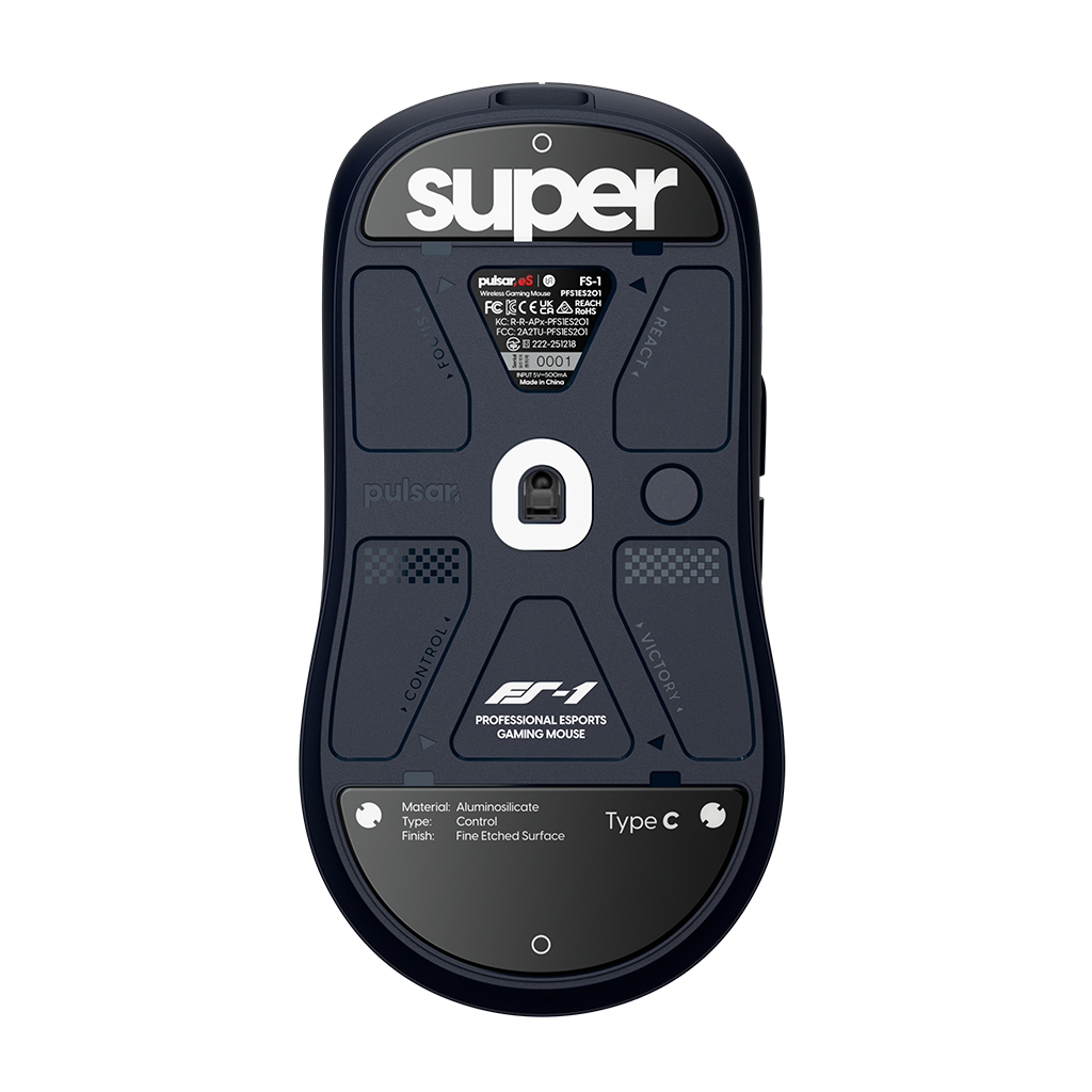 [eS FS-1 마우스전용] 슈퍼글라이드 유리 마우스피트 타입-C