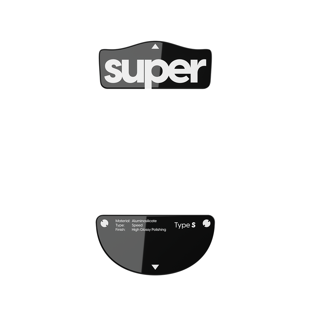 [CARPE-X 마우스전용] 슈퍼글라이드 유리 마우스피트 타입-S