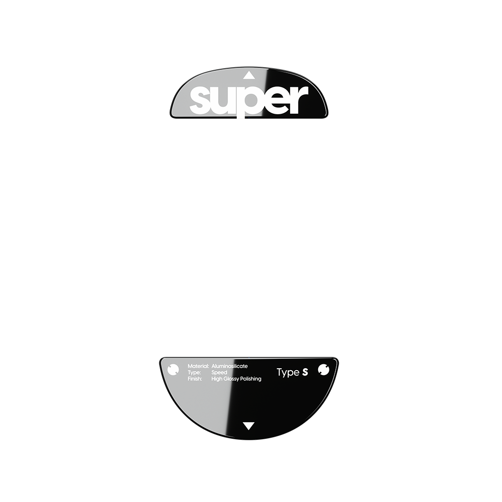 [eS FS-1 마우스전용] 슈퍼글라이드 유리 마우스피트 타입-S