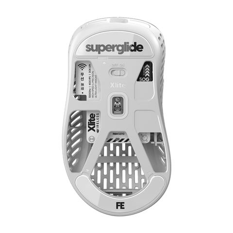 Superglide Glass mouse skates For Xlite V1 Wireless / V2 Medium / V2 Mini