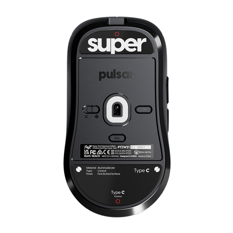 [TenZ 시그니처 마우스 전용] 슈퍼글라이드 유리 마우스피트 타입-C