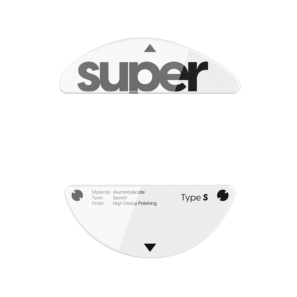 [X3 / X3 LHD 마우스 전용] 슈퍼글라이드 유리 마우스피트 타입-S