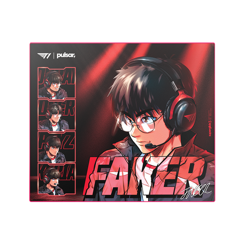 [예약구매 11월 중순 발송]슈퍼글라이드3 유리 마우스패드 - T1 Edition IN THE GAME FAKER