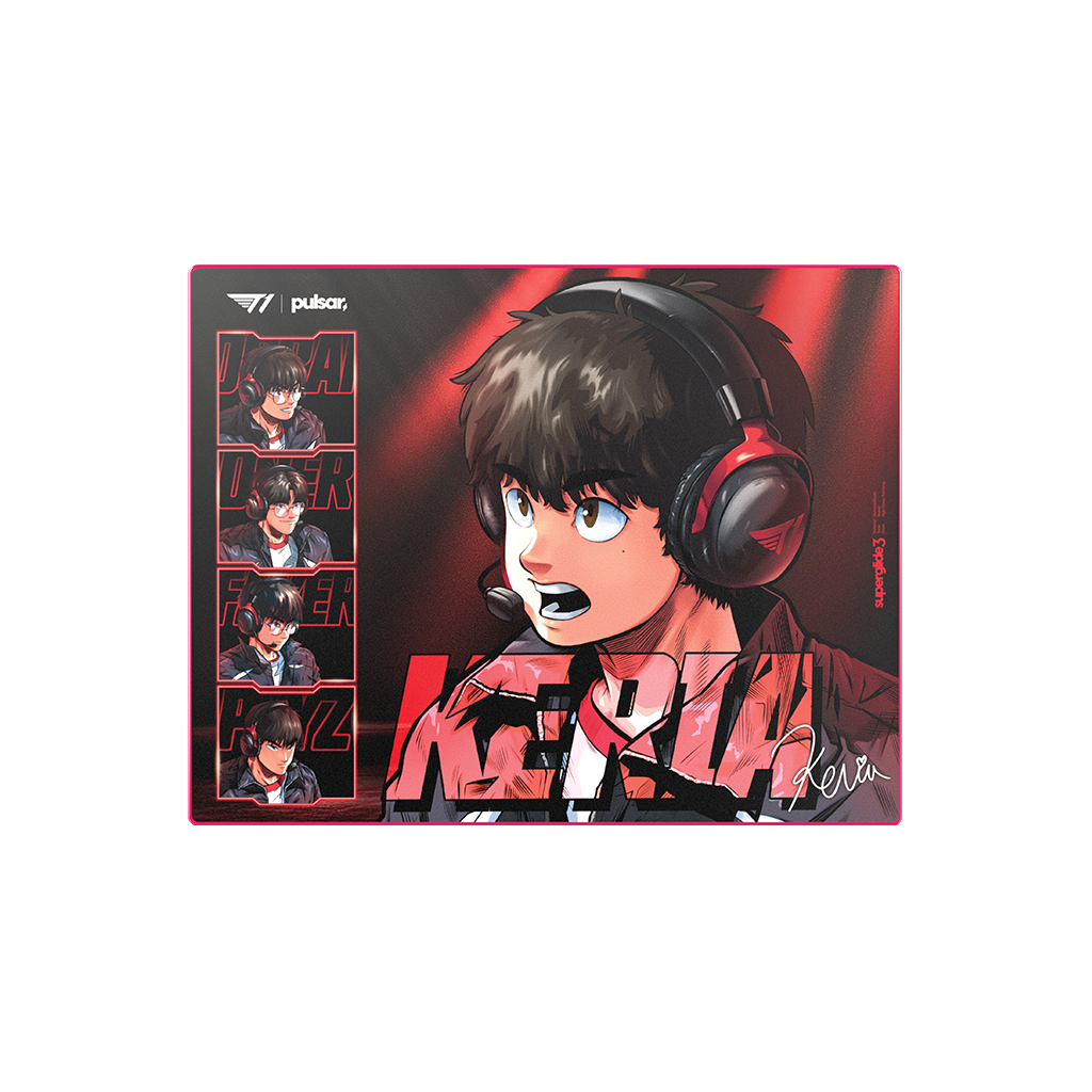 [예약구매 11월 중순 발송]슈퍼글라이드3 유리 마우스패드 - T1 Edition IN THE GAME KERIA