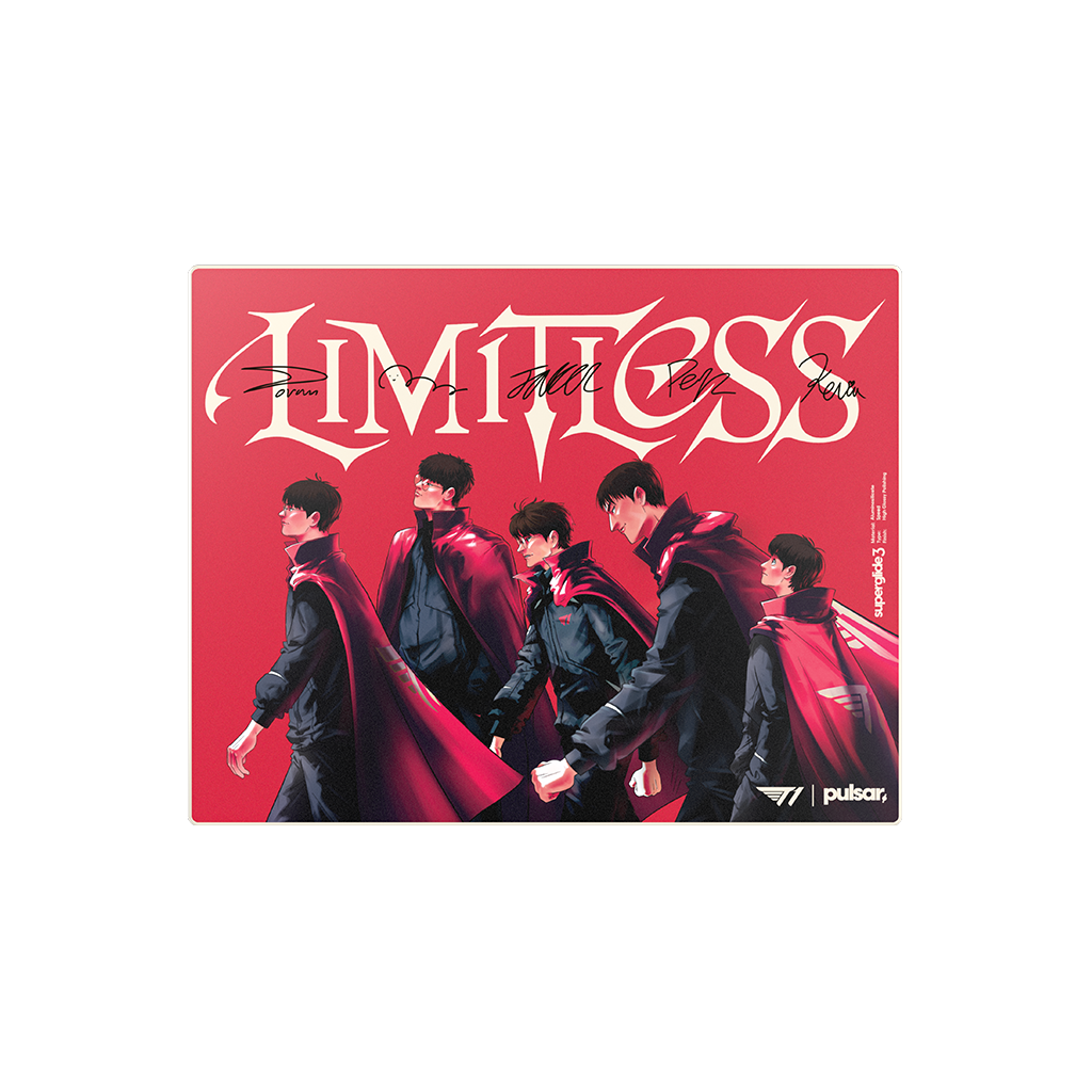 [예약구매 11월 중순 발송]슈퍼글라이드3 유리 마우스패드 - T1 Edition IN THE GAME LIMITLESS