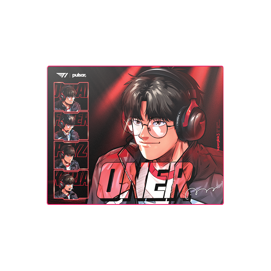 [예약구매 11월 중순 발송]슈퍼글라이드3 유리 마우스패드 - T1 Edition IN THE GAME ONER