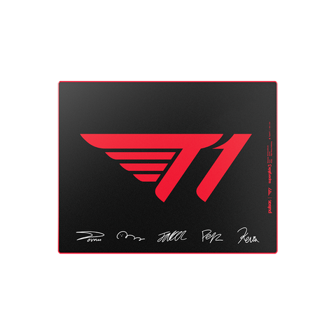 [예약구매 11월 중순 발송]슈퍼글라이드3 유리 마우스패드 - T1 Edition Signature RED