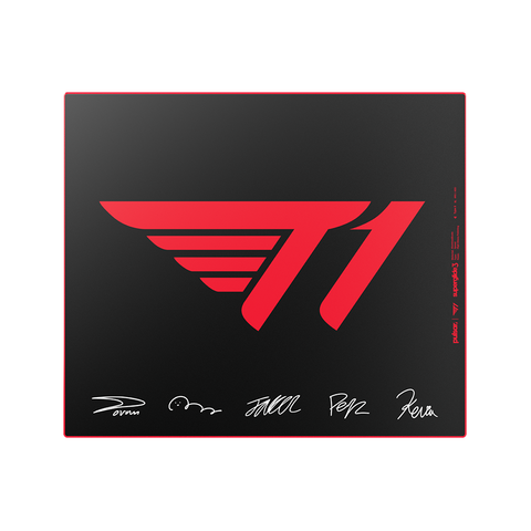 [예약구매 11월 중순 발송]슈퍼글라이드3 유리 마우스패드 - T1 Edition Signature RED