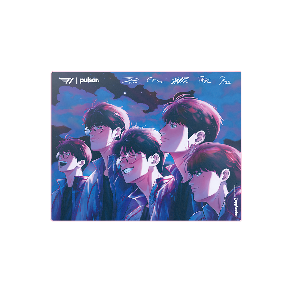[예약구매 11월 중순 발송]슈퍼글라이드3 유리 마우스패드 - T1 Edition UNDER THE STARS