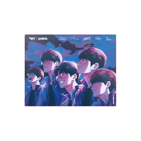 [예약구매 11월 중순 발송]슈퍼글라이드3 유리 마우스패드 - T1 Edition UNDER THE STARS