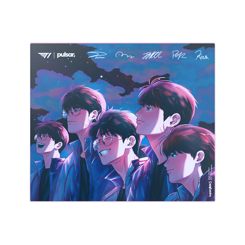 [예약구매 11월 중순 발송]슈퍼글라이드3 유리 마우스패드 - T1 Edition UNDER THE STARS