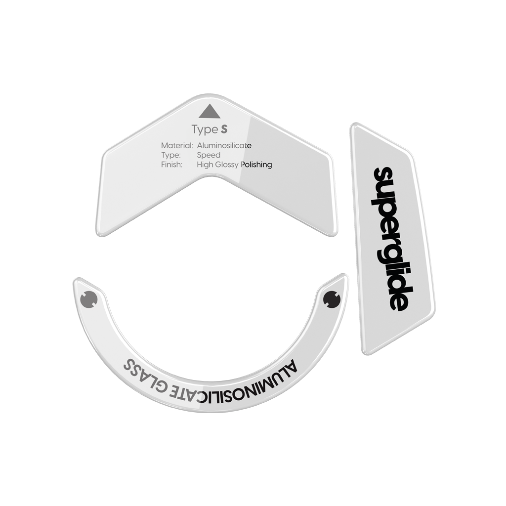 [로지텍 G502X] 슈퍼글라이드 유리 마우스피트 타입-S