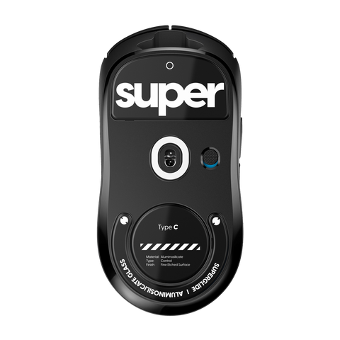 [로지텍 GPRO X 슈퍼라이트1] 슈퍼글라이드 유리 마우스피트 타입-C