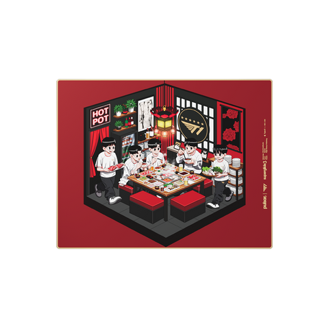 [예약구매 12월 말 발송]슈퍼글라이드3 유리 마우스패드 - T1 Edition by BBKei