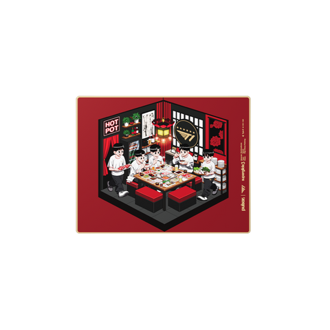 [예약구매 12월 말 발송]슈퍼글라이드3 유리 마우스패드 - T1 Edition by BBKei