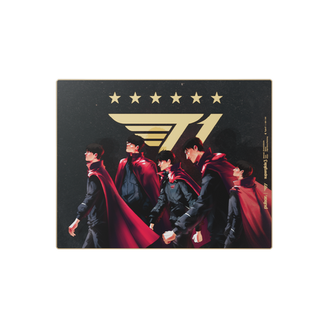 [예약구매 12월 말 발송]슈퍼글라이드3 유리 마우스패드 - T1 Edition Gold Dynasty