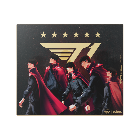[예약구매 12월 말 발송]슈퍼글라이드3 유리 마우스패드 - T1 Edition Gold Dynasty