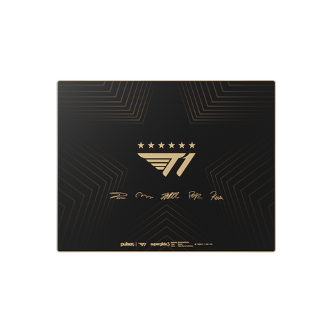 [예약구매 12월 말 발송]슈퍼글라이드3 유리 마우스패드 - T1 Edition Golden Ascent