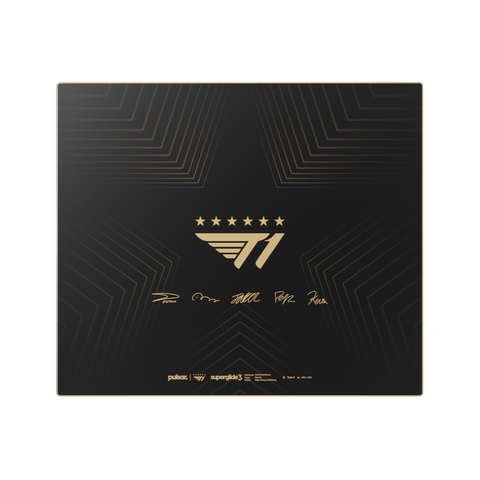 [예약구매 12월 말 발송]슈퍼글라이드3 유리 마우스패드 - T1 Edition Golden Ascent