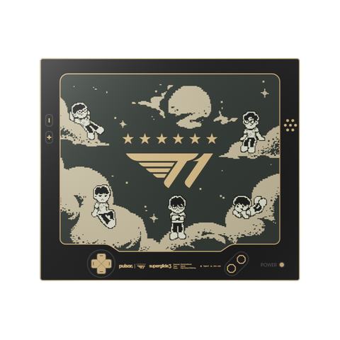 [예약구매 12월 말 발송]슈퍼글라이드3 유리 마우스패드 - T1 Edition Pixel Universe