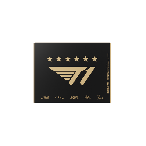 [예약구매 12월 말 발송]슈퍼글라이드3 유리 마우스패드 - T1 Edition Signature Gold