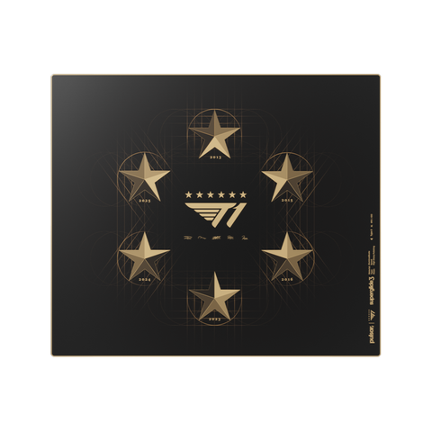 [예약구매 12월 말 발송]슈퍼글라이드3 유리 마우스패드 - T1 Edition Six Stars