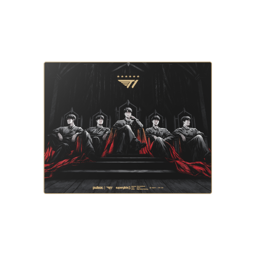 [예약구매 12월 말 발송]슈퍼글라이드3 유리 마우스패드 - T1 Edition The Throne
