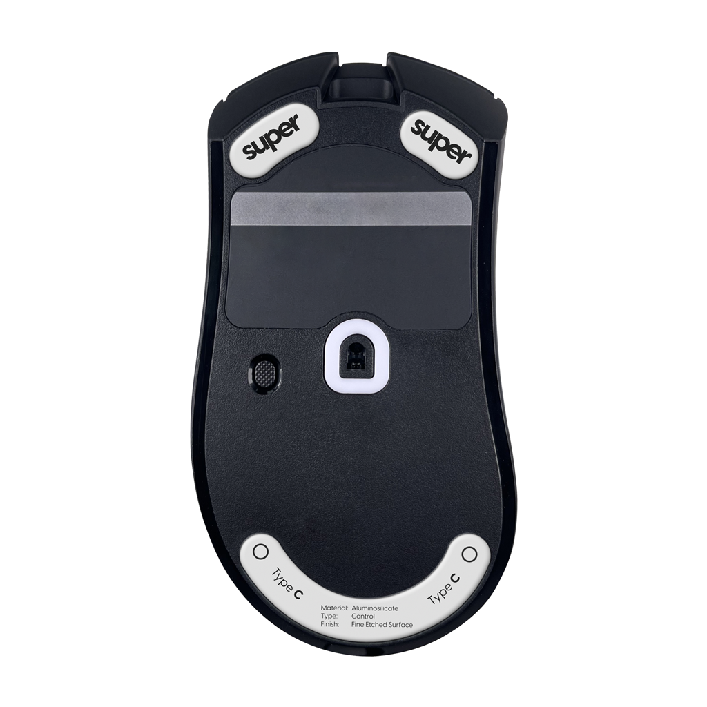 [레이저 데스에더 V3 프로] 슈퍼글라이드 유리 마우스피트 타입-C